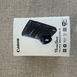 Canon PowerShot ELPH 360 HS A Black Camera